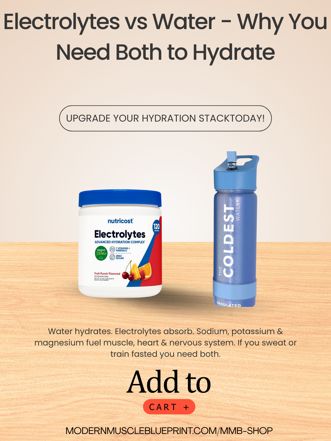 Electrolytes vs Water: Why You Need Both for Real Hydration
